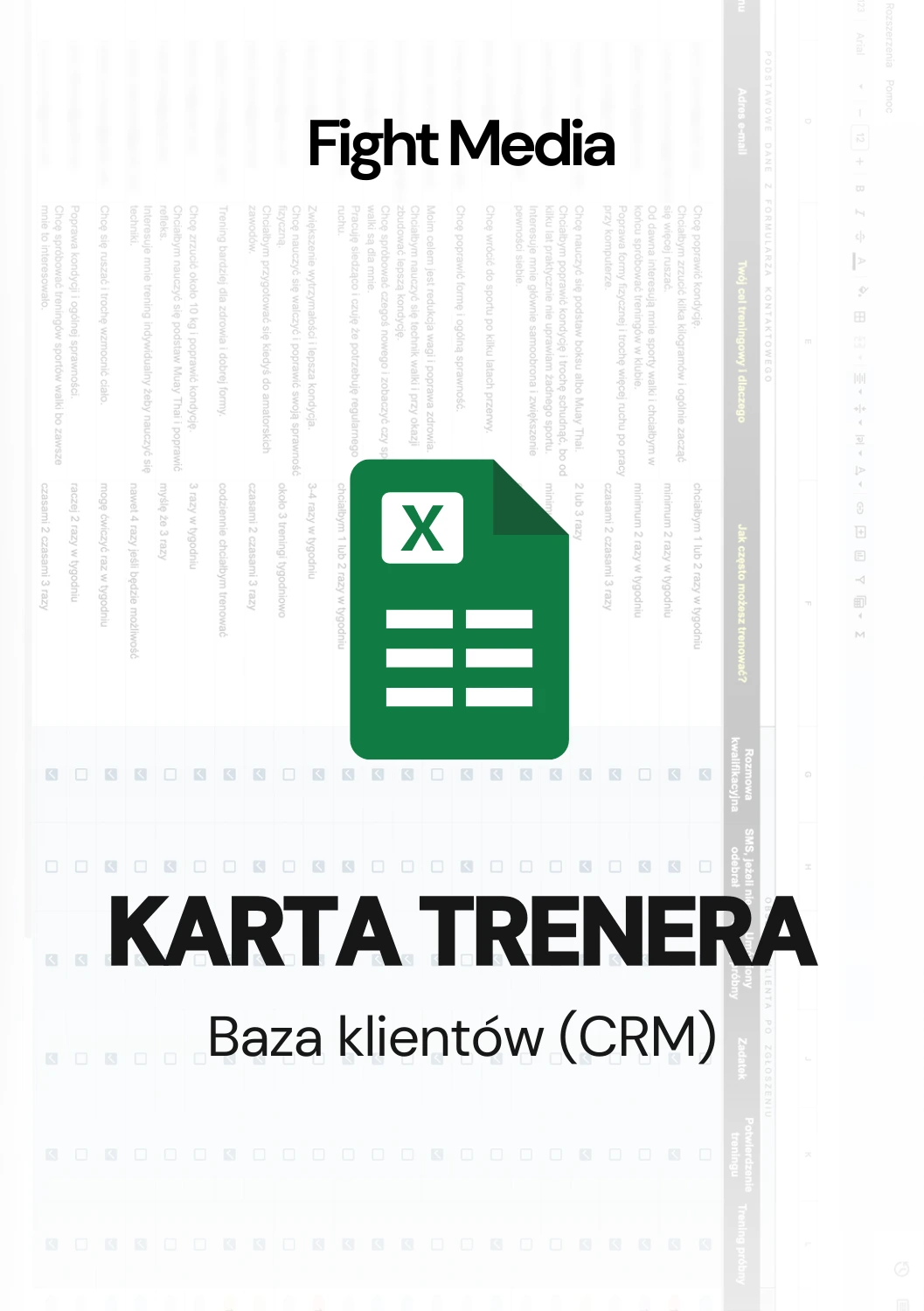 Karta trenera CRM do zarządzania klientami i treningami personalnymi w sportach walki